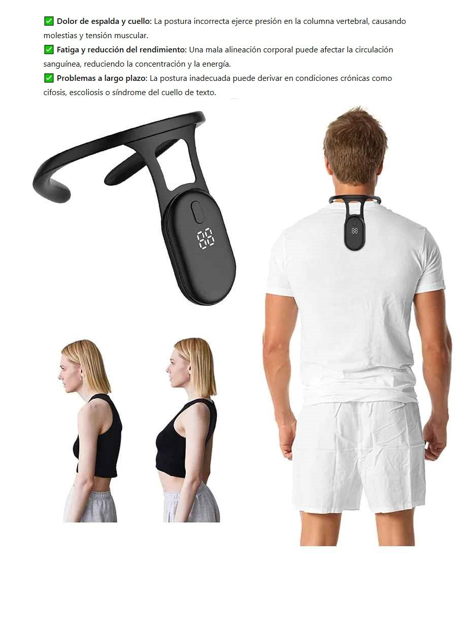 Corrector de Postura Masaje Ultrasónico
