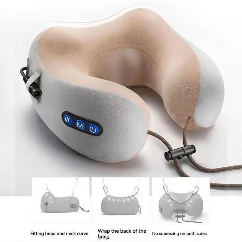 Cojin De Masaje Cervical Para Viajes